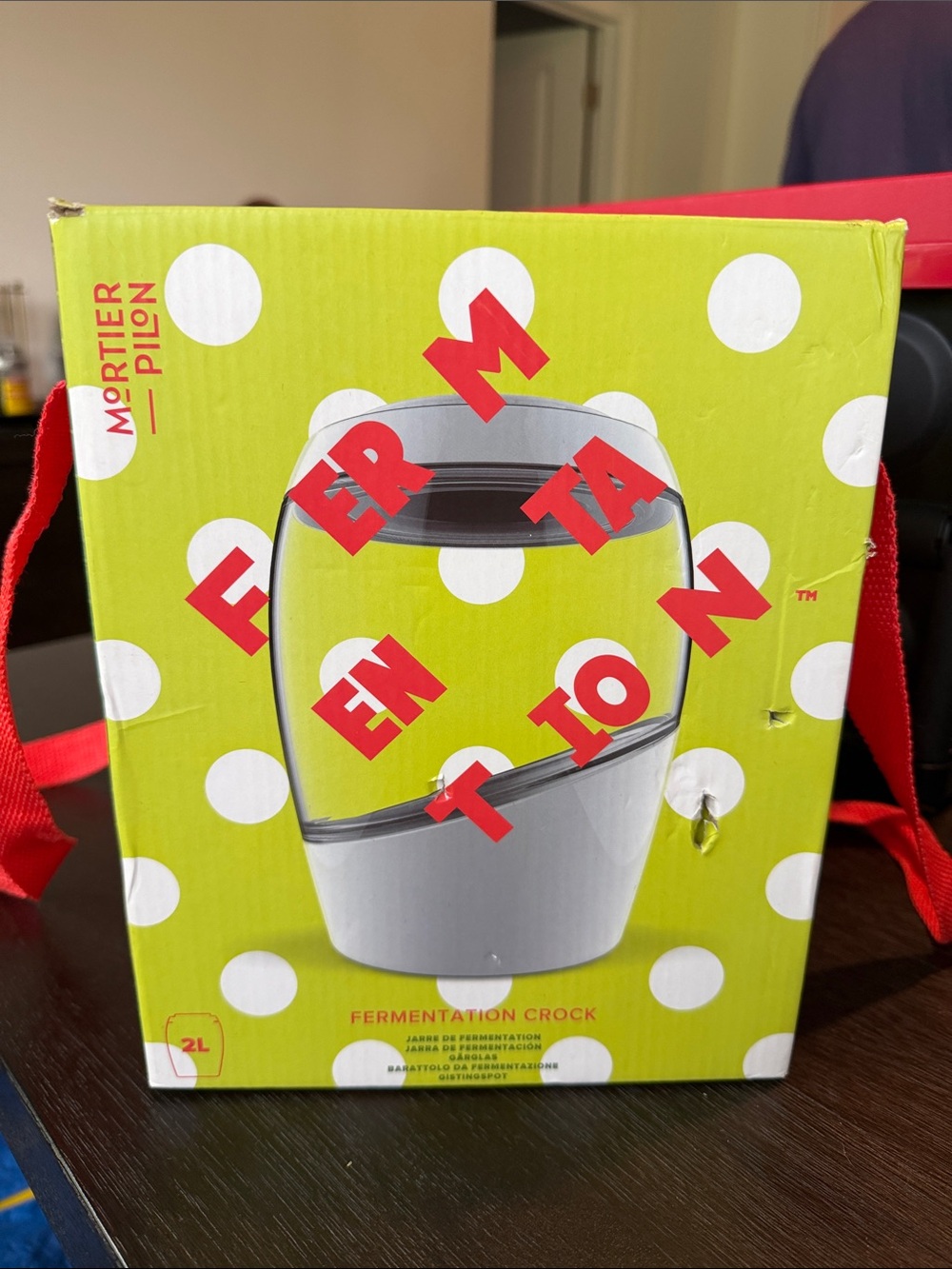 Mortier Pilon Glass Fermentation Crock Set 2L